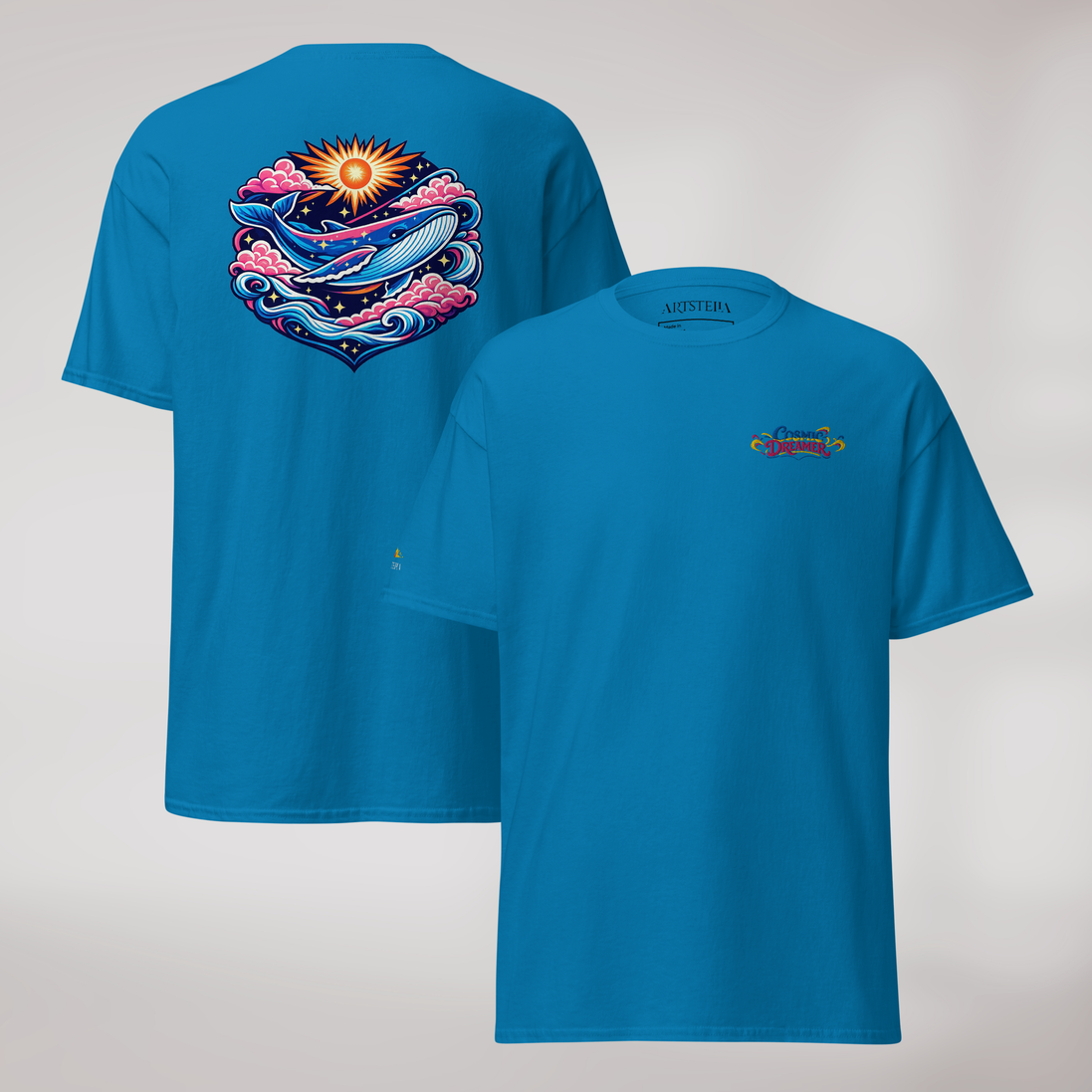 Cosmic Dreamer T-Shirt Vibrant – Farbe Saphir – Ansicht 1