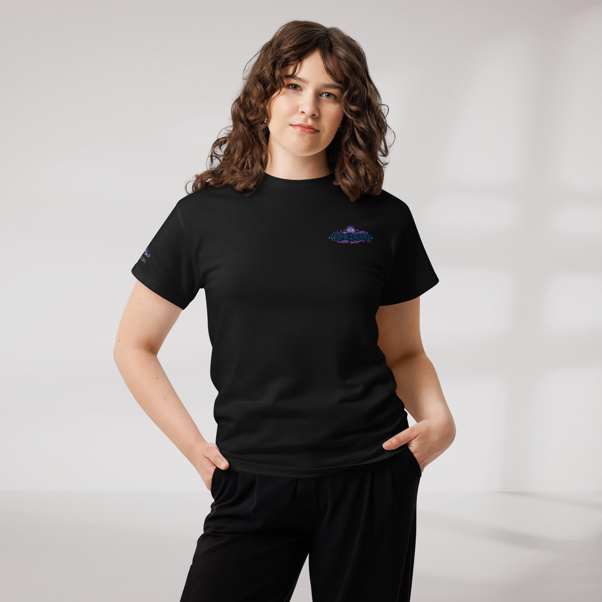 Cosmic Dreamer T-Shirt Mystisch – Farbe Schwarz – Ansicht 7