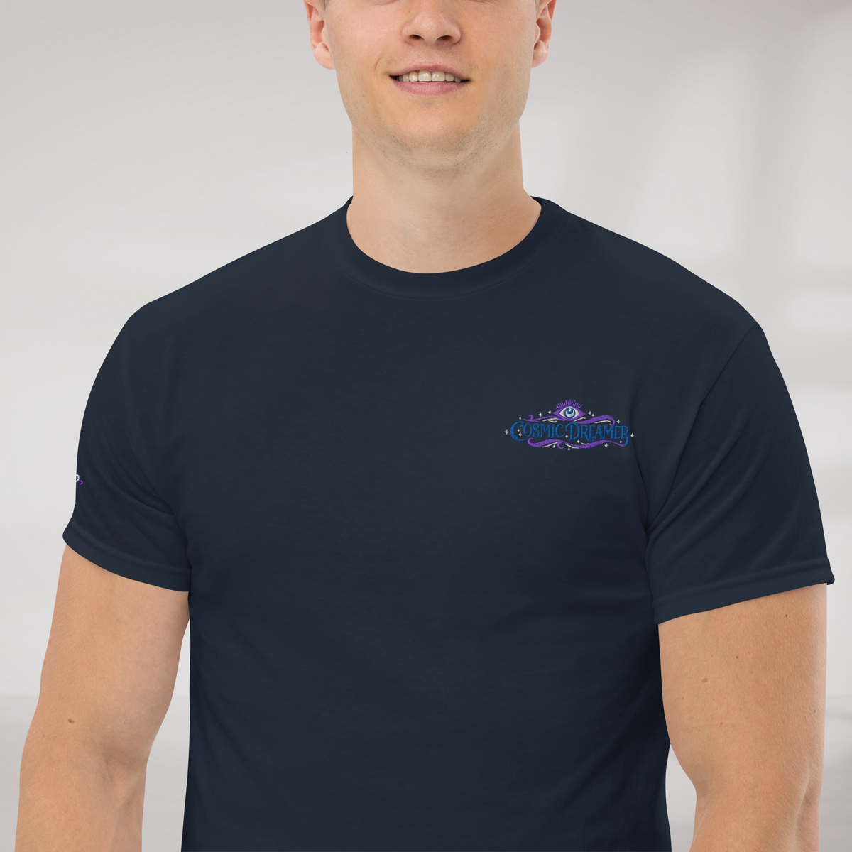Cosmic Dreamer T-Shirt Mystisch – Farbe Navy – Ansicht 3