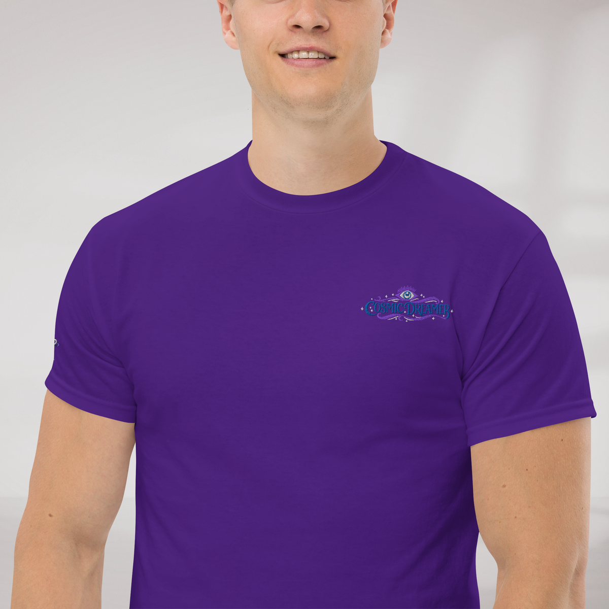 Cosmic Dreamer T-Shirt Mystisch – Farbe Lila – Ansicht 4