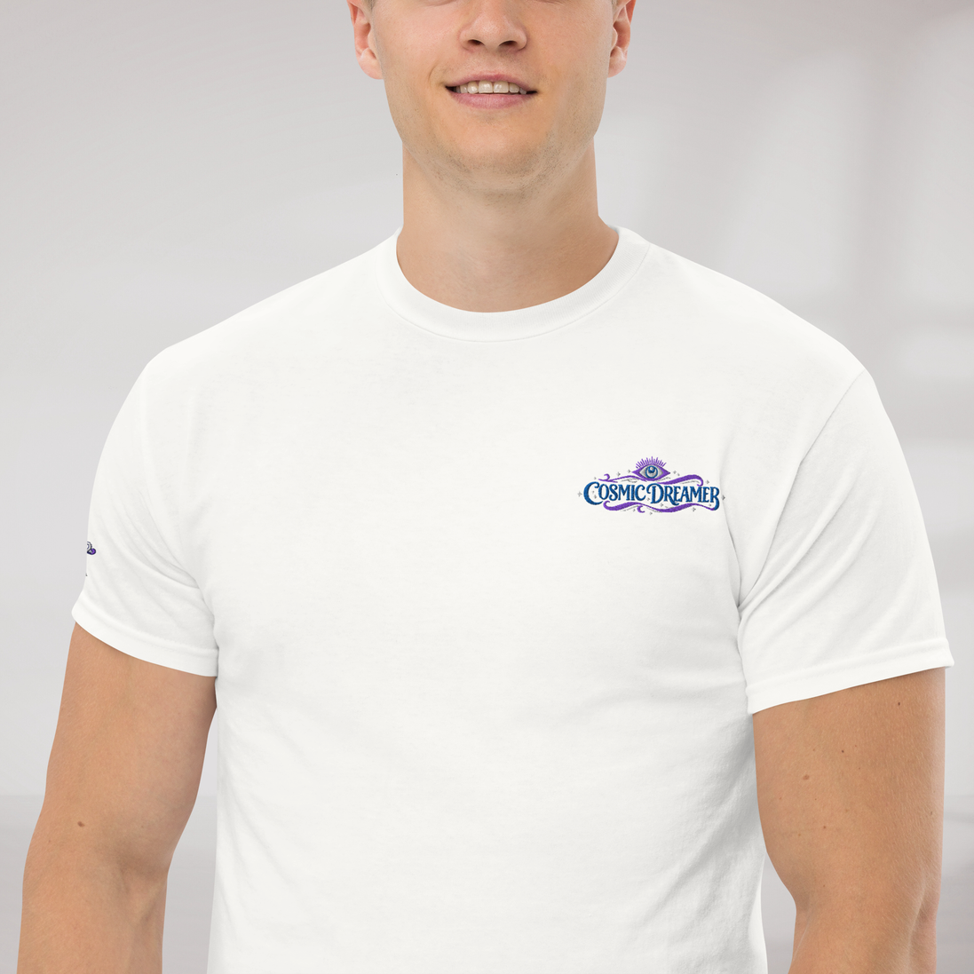 Cosmic Dreamer T-Shirt Mystisch – Farbe Weiß – Ansicht 3