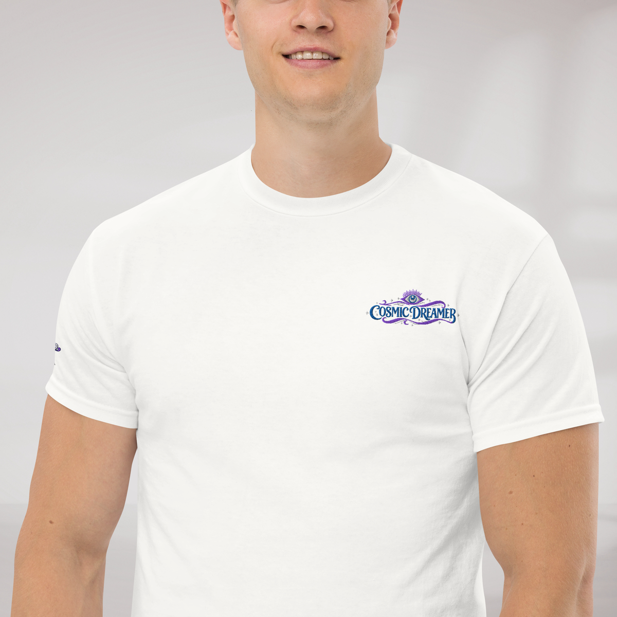 Cosmic Dreamer T-Shirt Mystisch – Farbe Weiß – Ansicht 3