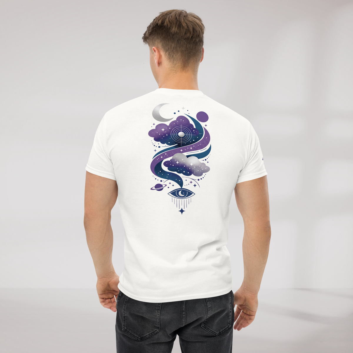 Cosmic Dreamer T-Shirt Mystisch – Farbe Weiß – Ansicht 6