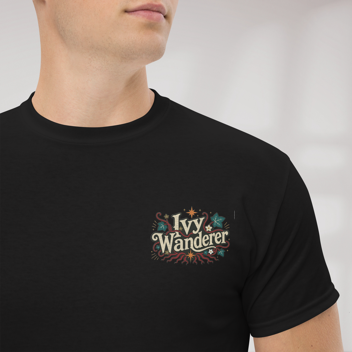 Ivy Wanderer T-Shirt Retro – Farbe Schwarz – Ansicht 2