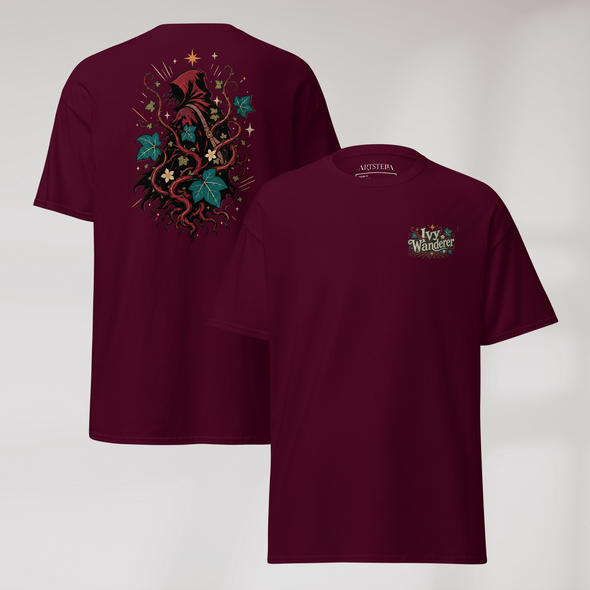 Ivy Wanderer T-Shirt Retro – Farbe Kastanienbraun – Ansicht 1