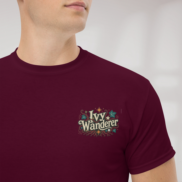 Ivy Wanderer T-Shirt Retro – Farbe Kastanienbraun – Ansicht 2