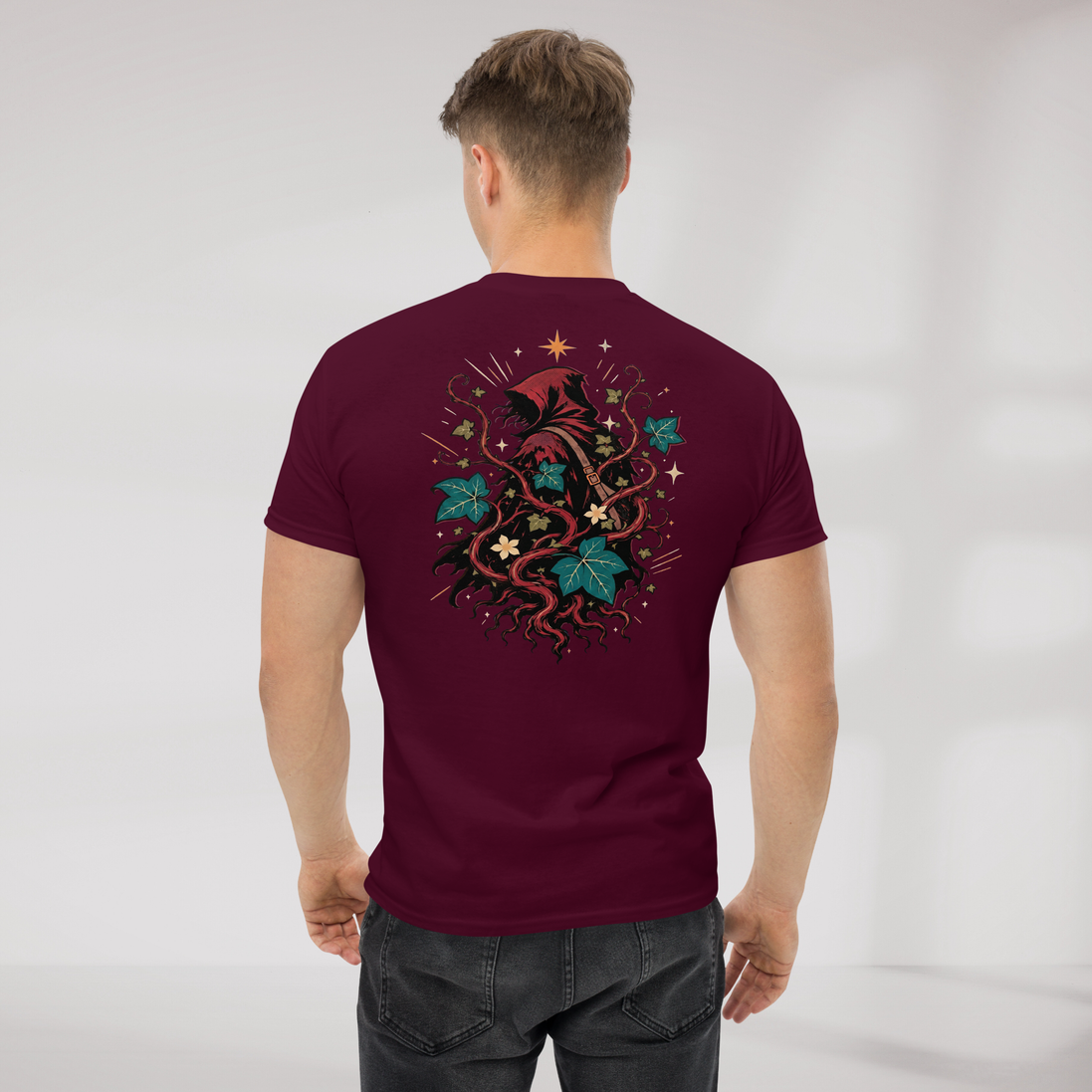 Ivy Wanderer T-Shirt Retro – Farbe Kastanienbraun – Ansicht 6