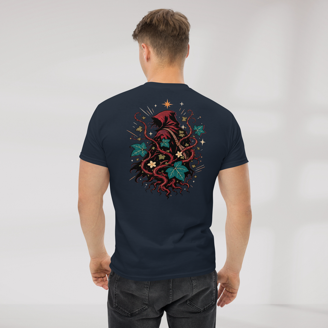 Ivy Wanderer T-Shirt Retro – Farbe Navy – Ansicht 4