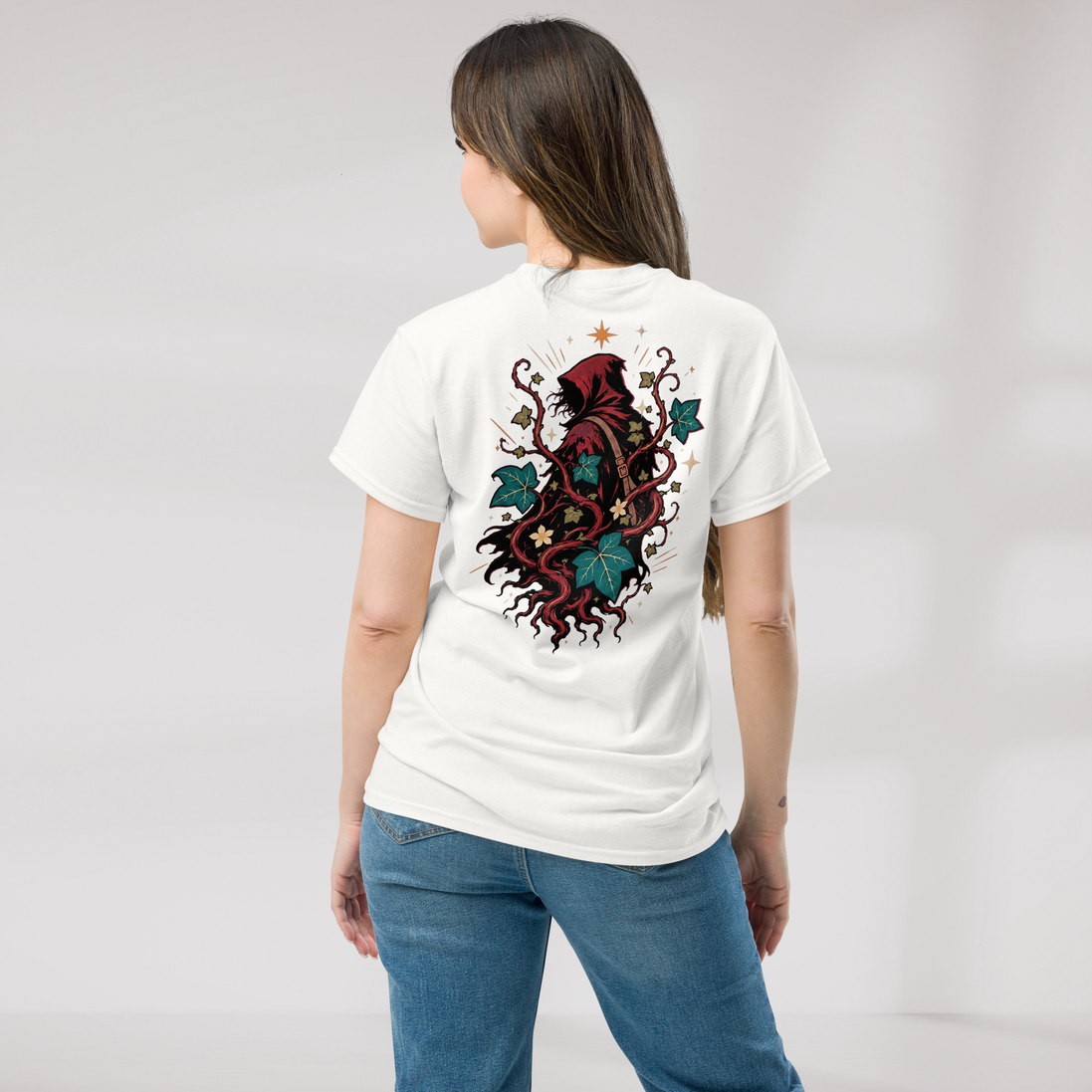Ivy Wanderer T-Shirt Retro – Farbe Weiß – Ansicht 5