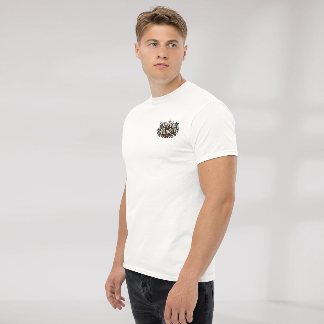 Ivy Wanderer T-Shirt Retro – Farbe Weiß – Ansicht 6