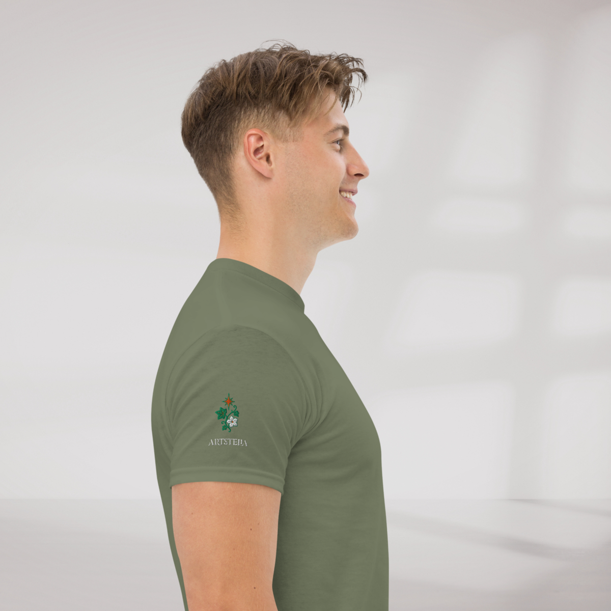 Ivy Wanderer T-Shirt Grün ver. – Farbe Militärgrün – Ansicht 4