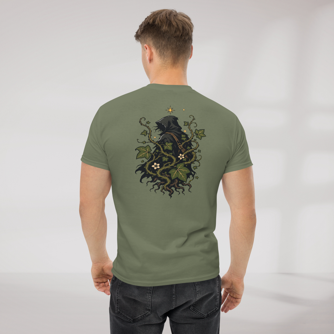 Ivy Wanderer T-Shirt Grün ver. – Farbe Militärgrün – Ansicht 6