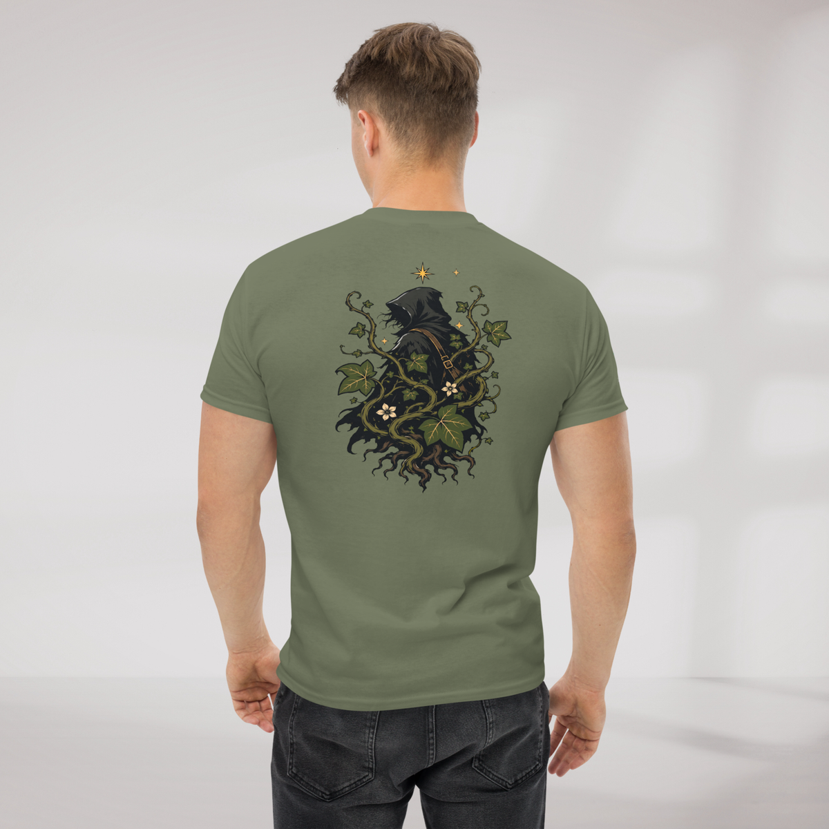 Ivy Wanderer T-Shirt Grün ver. – Farbe Militärgrün – Ansicht 6
