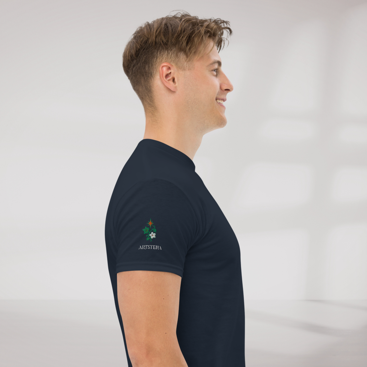 Ivy Wanderer T-Shirt Grün ver. – Farbe Navy – Ansicht 5