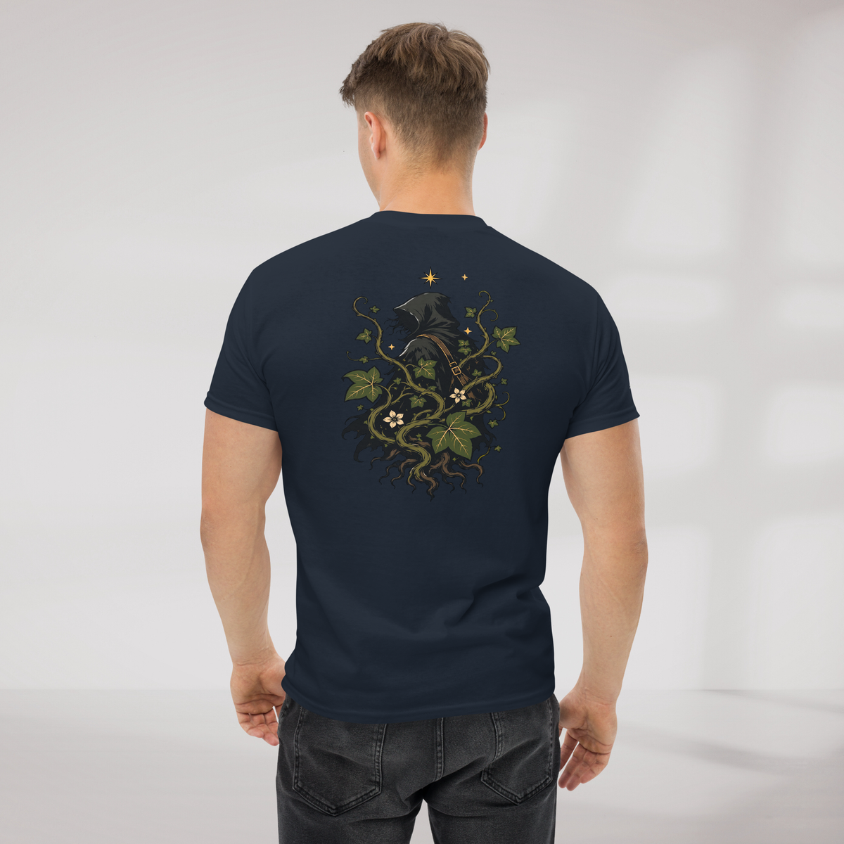 Ivy Wanderer T-Shirt Grün ver. – Farbe Navy – Ansicht 6