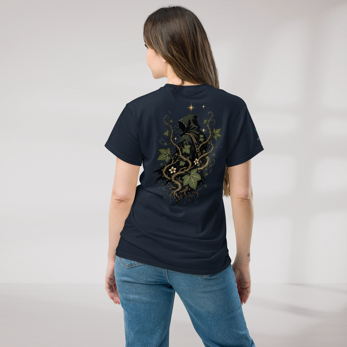 Ivy Wanderer T-Shirt Grün ver. – Farbe Navy – Ansicht 7