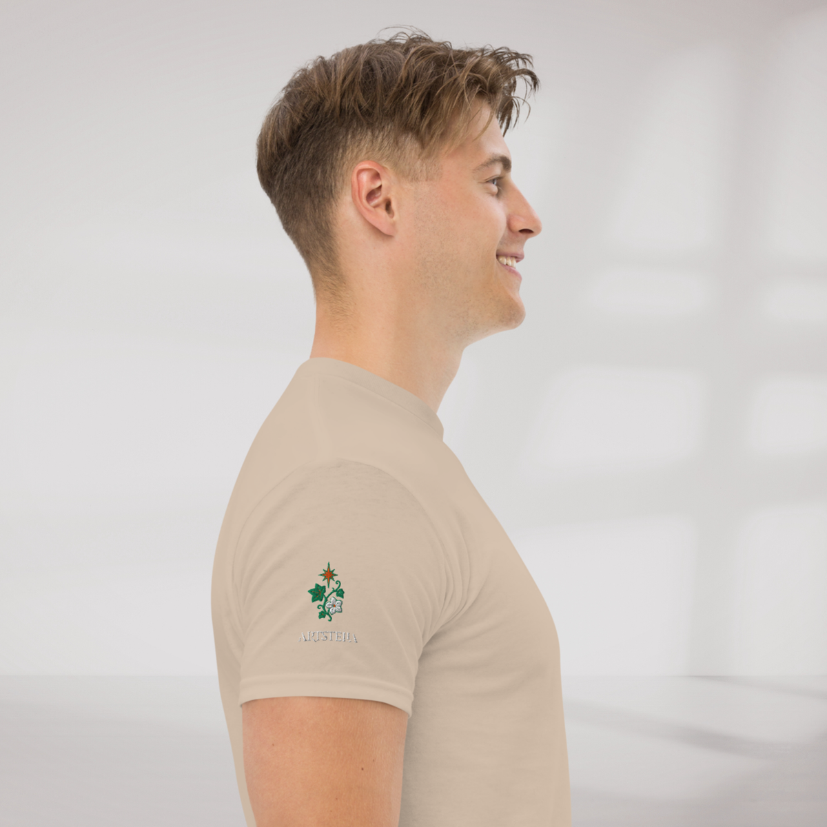 Ivy Wanderer T-Shirt Grün ver. – Farbe Sand – Ansicht 5