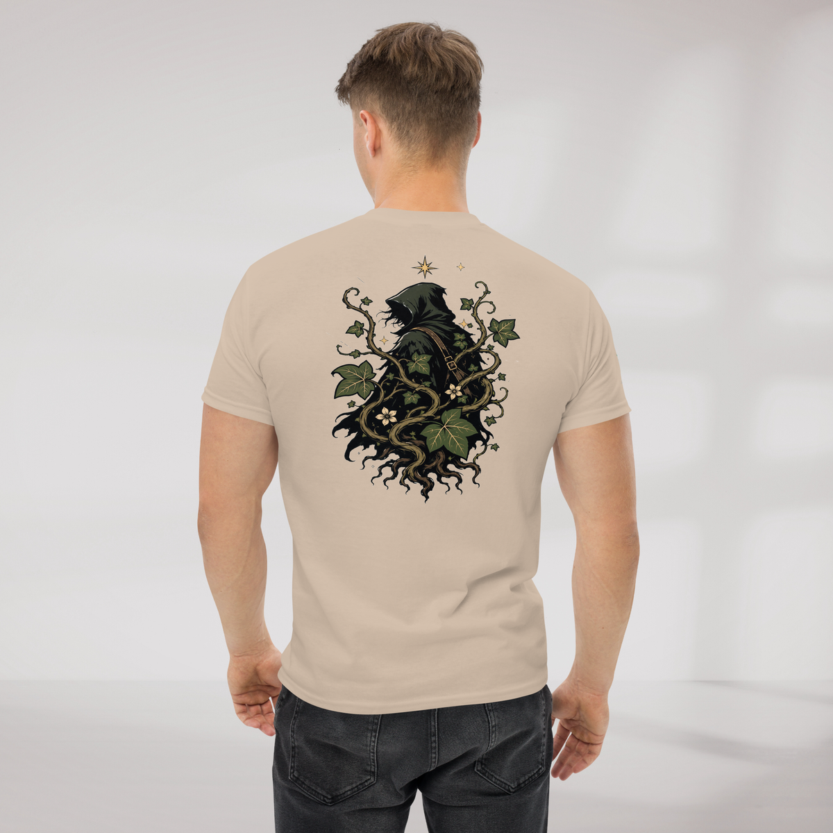 Ivy Wanderer T-Shirt Grün ver. – Farbe Sand – Ansicht 6
