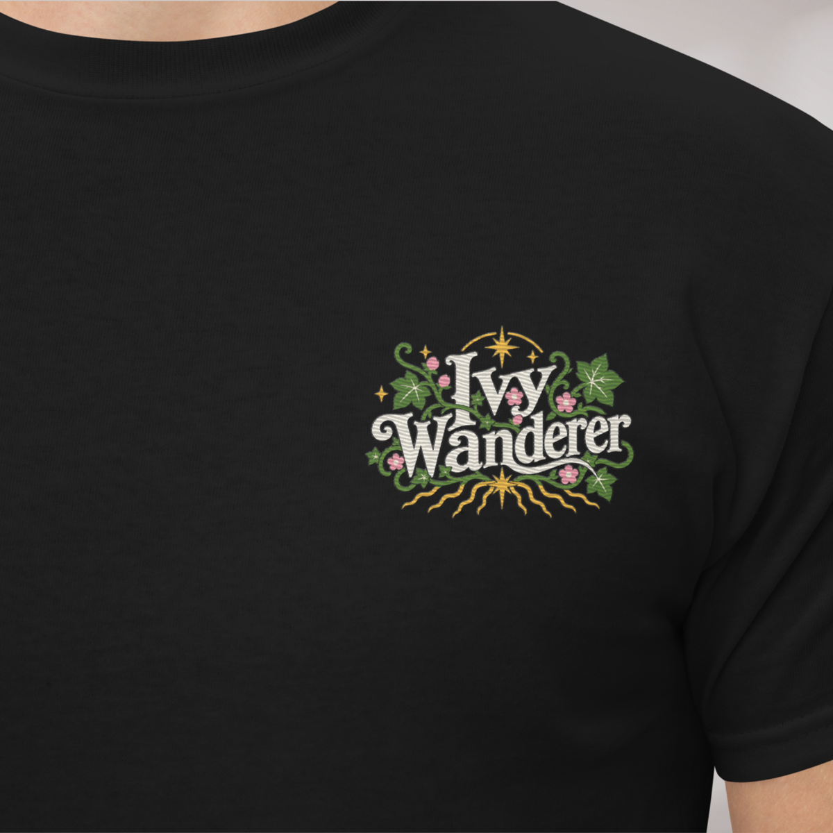 Ivy Wanderer T-Shirt Soft (F) – Farbe Schwarz – Ansicht 2