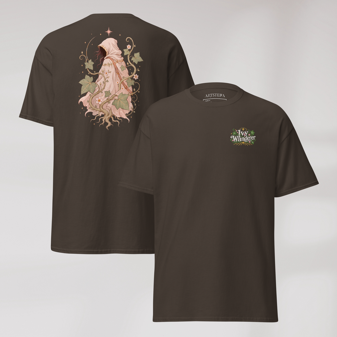 Ivy Wanderer T-Shirt Soft (F) – Farbe Dunkle Schokolade – Ansicht 1