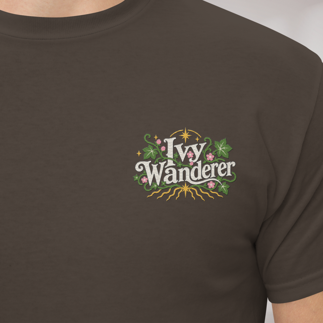 Ivy Wanderer T-Shirt Soft (F) – Farbe Dunkle Schokolade – Ansicht 2