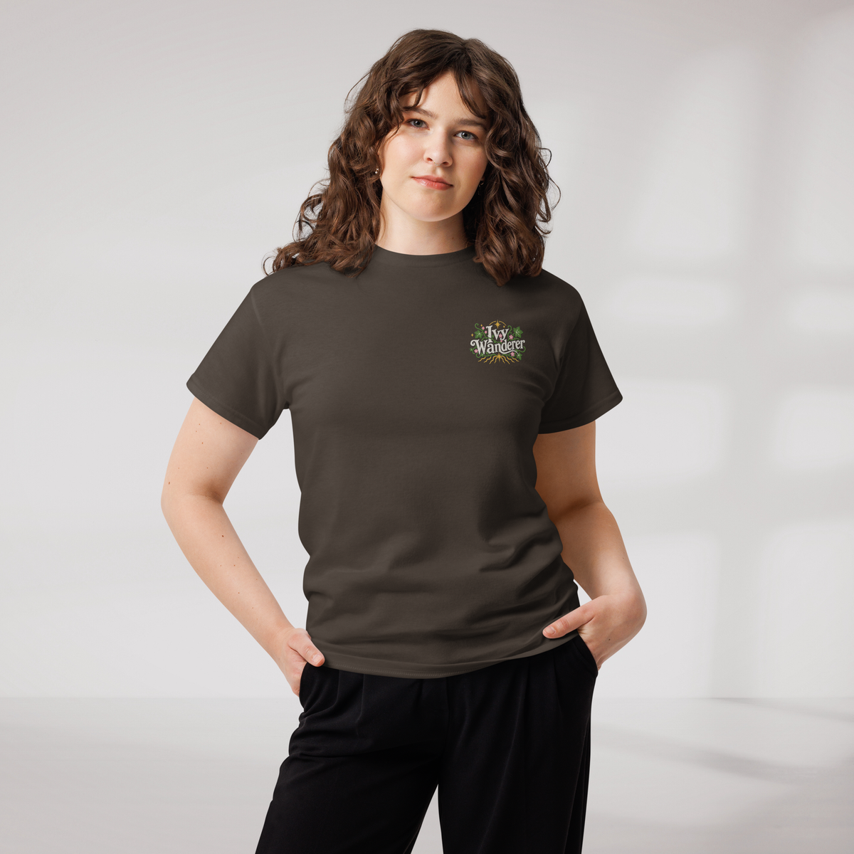 Ivy Wanderer T-Shirt Soft (F) – Farbe Dunkle Schokolade – Ansicht 3
