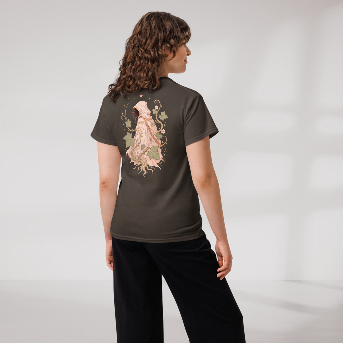 Ivy Wanderer T-Shirt Soft (F) – Farbe Dunkle Schokolade – Ansicht 4
