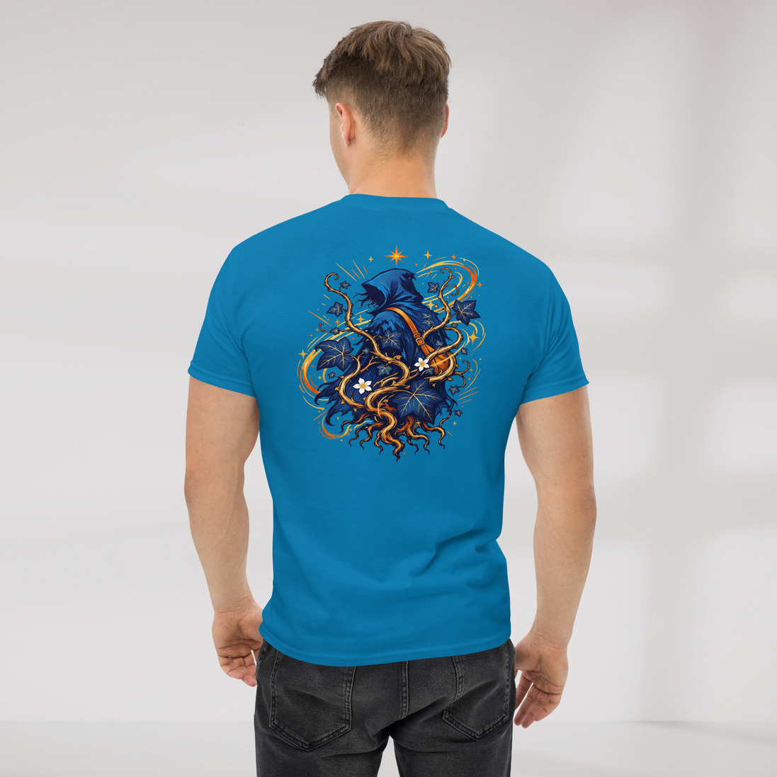 Ivy Wanderer T-Shirt Vibrant (M) – Farbe Saphir – Ansicht 6