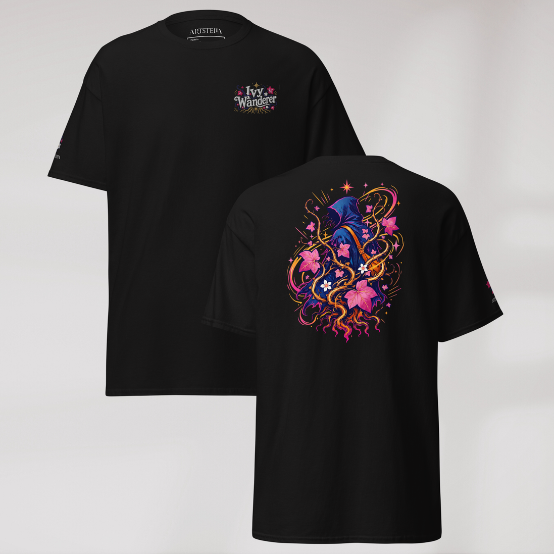 Ivy Wanderer T-Shirt Vibrant (F) – Farbe Schwarz – Ansicht 1