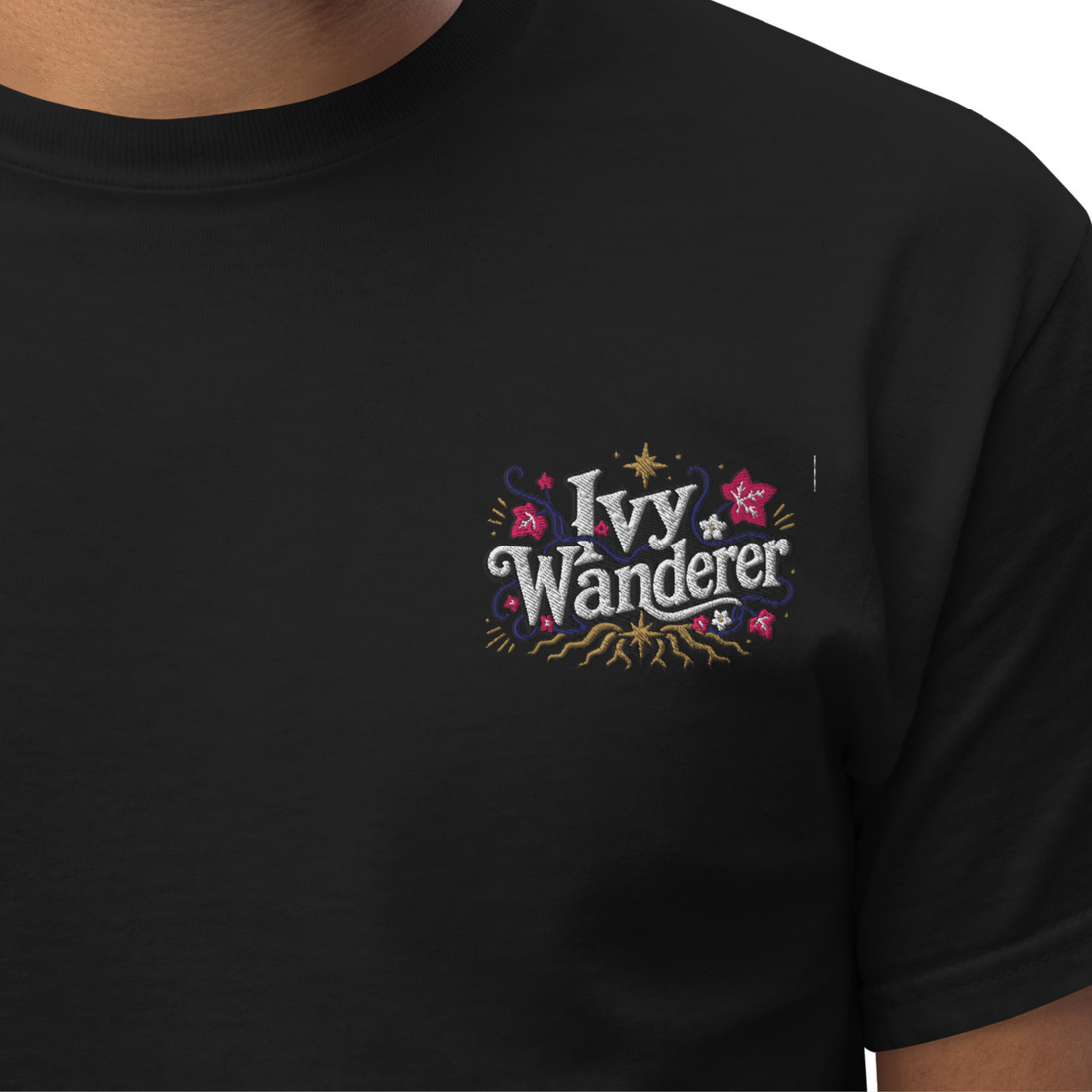 Ivy Wanderer T-Shirt Vibrant (F) – Farbe Schwarz – Ansicht 3