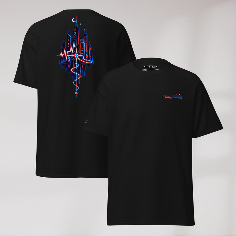 Pulse Wanderer T-Shirt Rot ver. – Farbe Schwarz – Ansicht 1