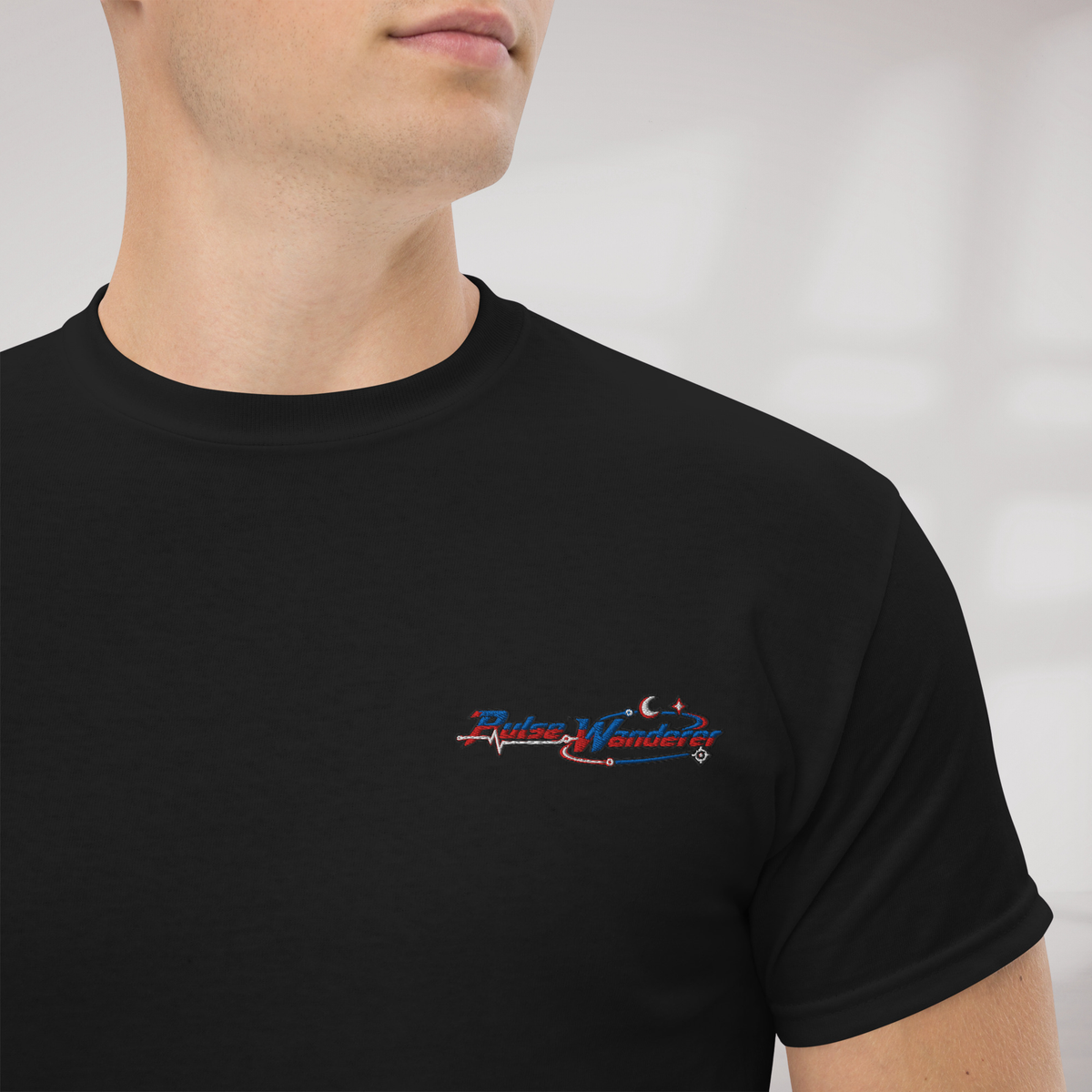 Pulse Wanderer T-Shirt Rot ver. – Farbe Schwarz – Ansicht 3