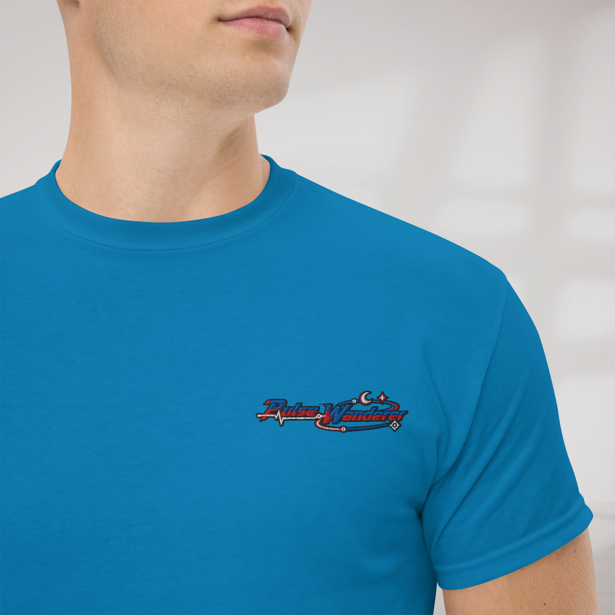 Pulse Wanderer T-Shirt Rot ver. – Farbe Saphir – Ansicht 3