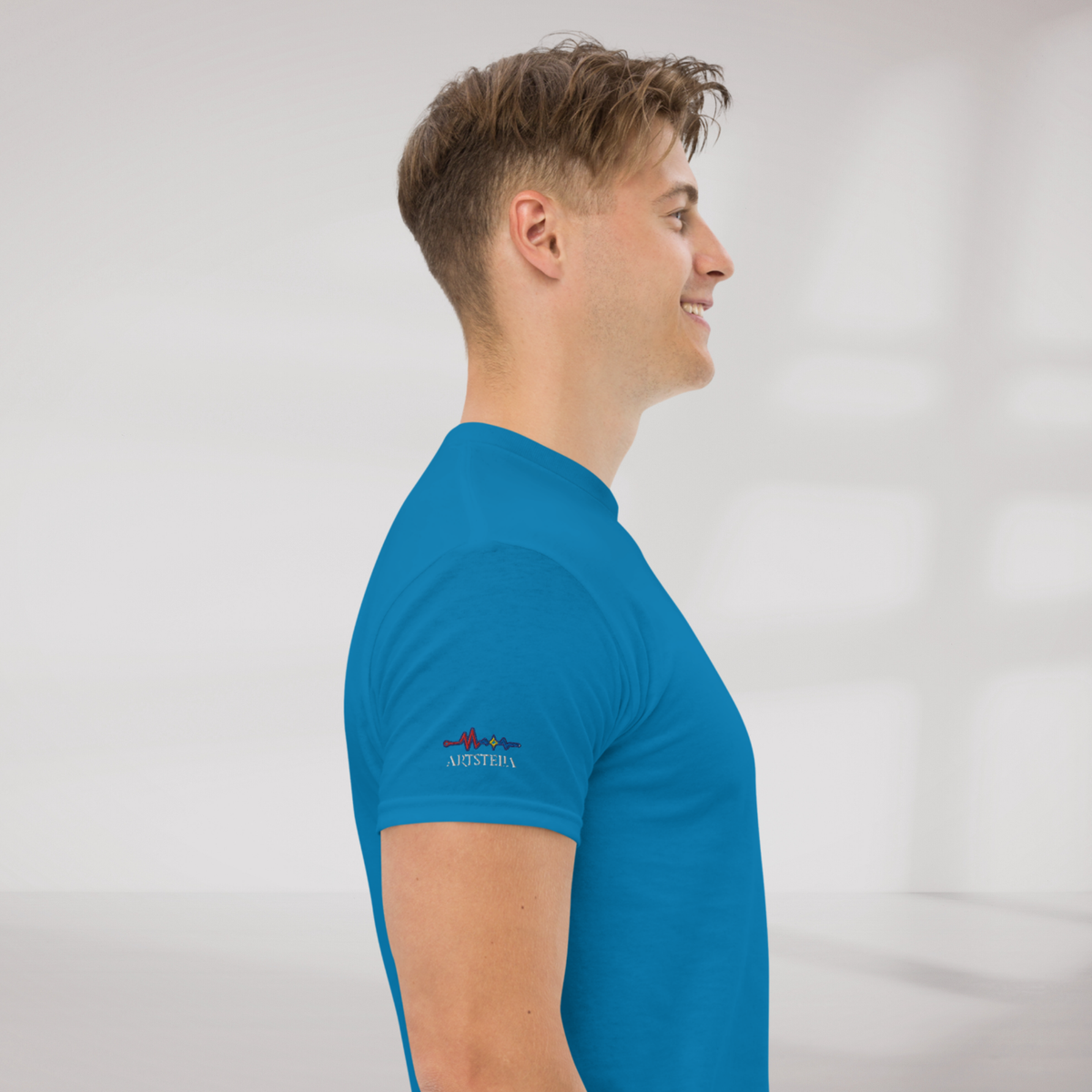 Pulse Wanderer T-Shirt Rot ver. – Farbe Saphir – Ansicht 4
