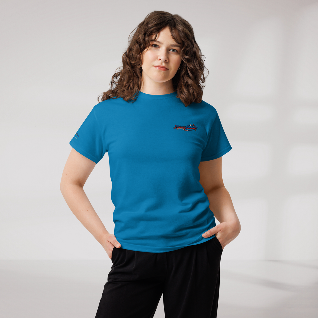 Pulse Wanderer T-Shirt Rot ver. – Farbe Saphir – Ansicht 8