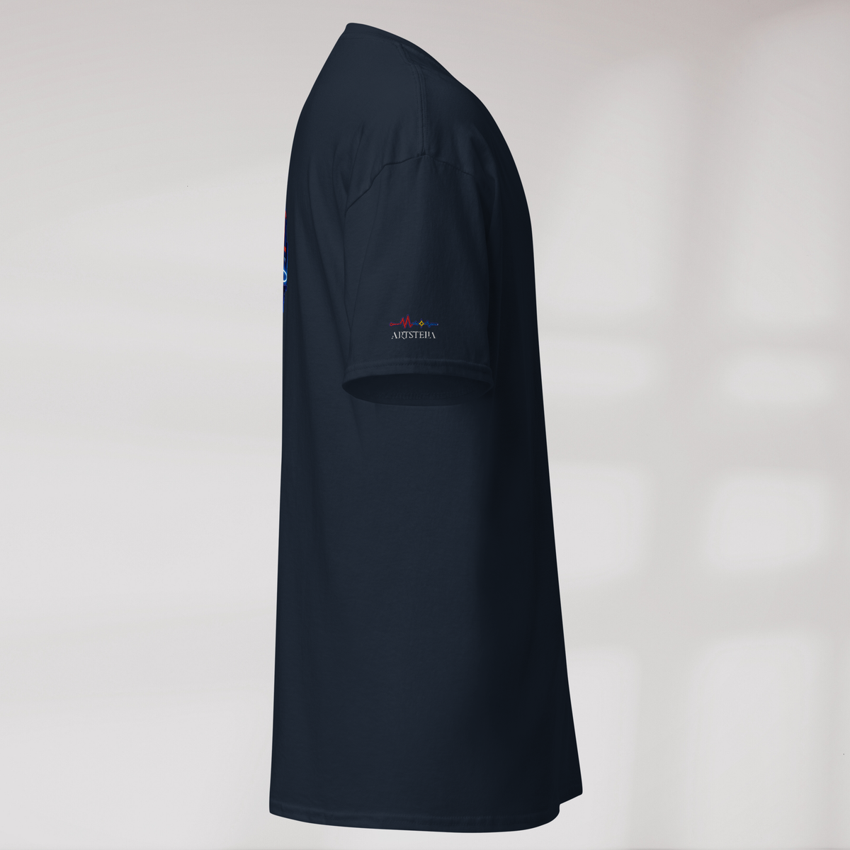 Pulse Wanderer T-Shirt Rot ver. – Farbe Navy – Ansicht 2