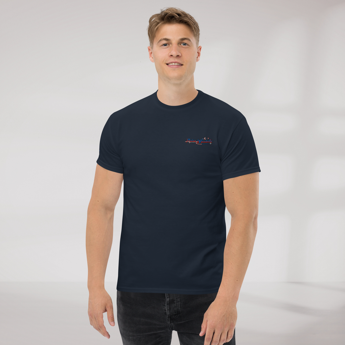 Pulse Wanderer T-Shirt Rot ver. – Farbe Navy – Ansicht 6