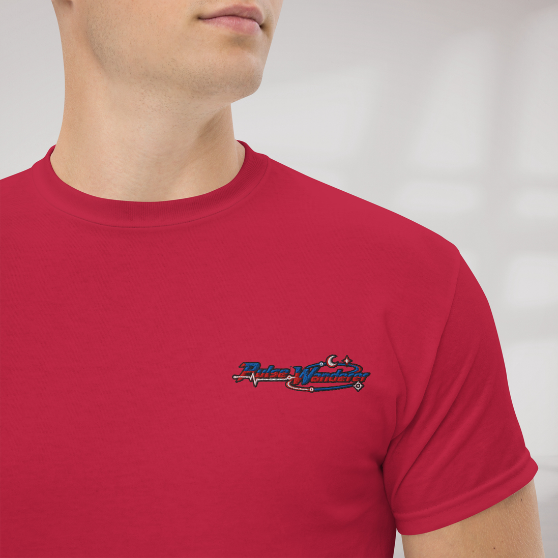 Pulse Wanderer T-Shirt Rot ver. – Farbe Kardinalrot – Ansicht 3