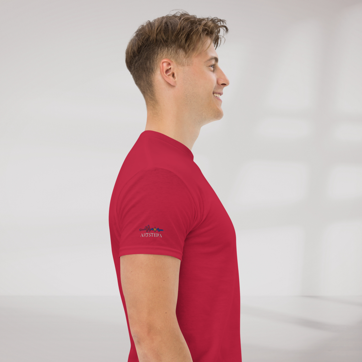 Pulse Wanderer T-Shirt Rot ver. – Farbe Kardinalrot – Ansicht 4