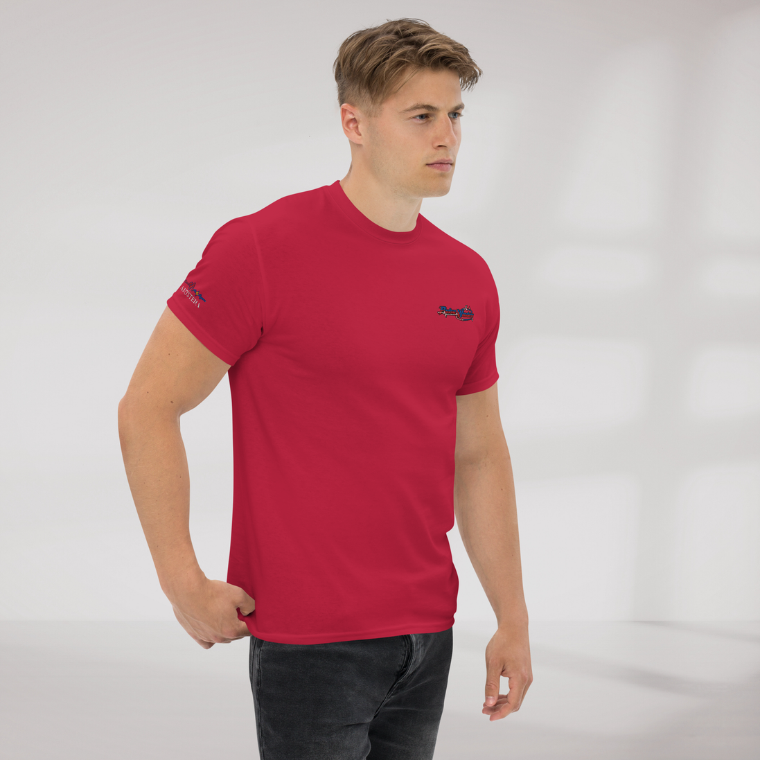 Pulse Wanderer T-Shirt Rot ver. – Farbe Kardinalrot – Ansicht 5