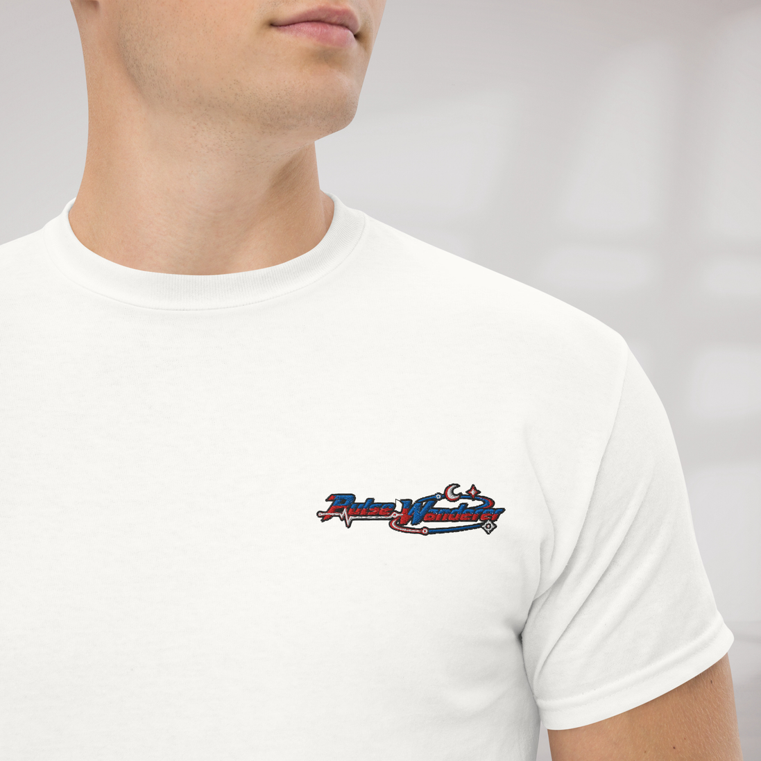 Pulse Wanderer T-Shirt Rot ver. – Farbe Weiß – Ansicht 3