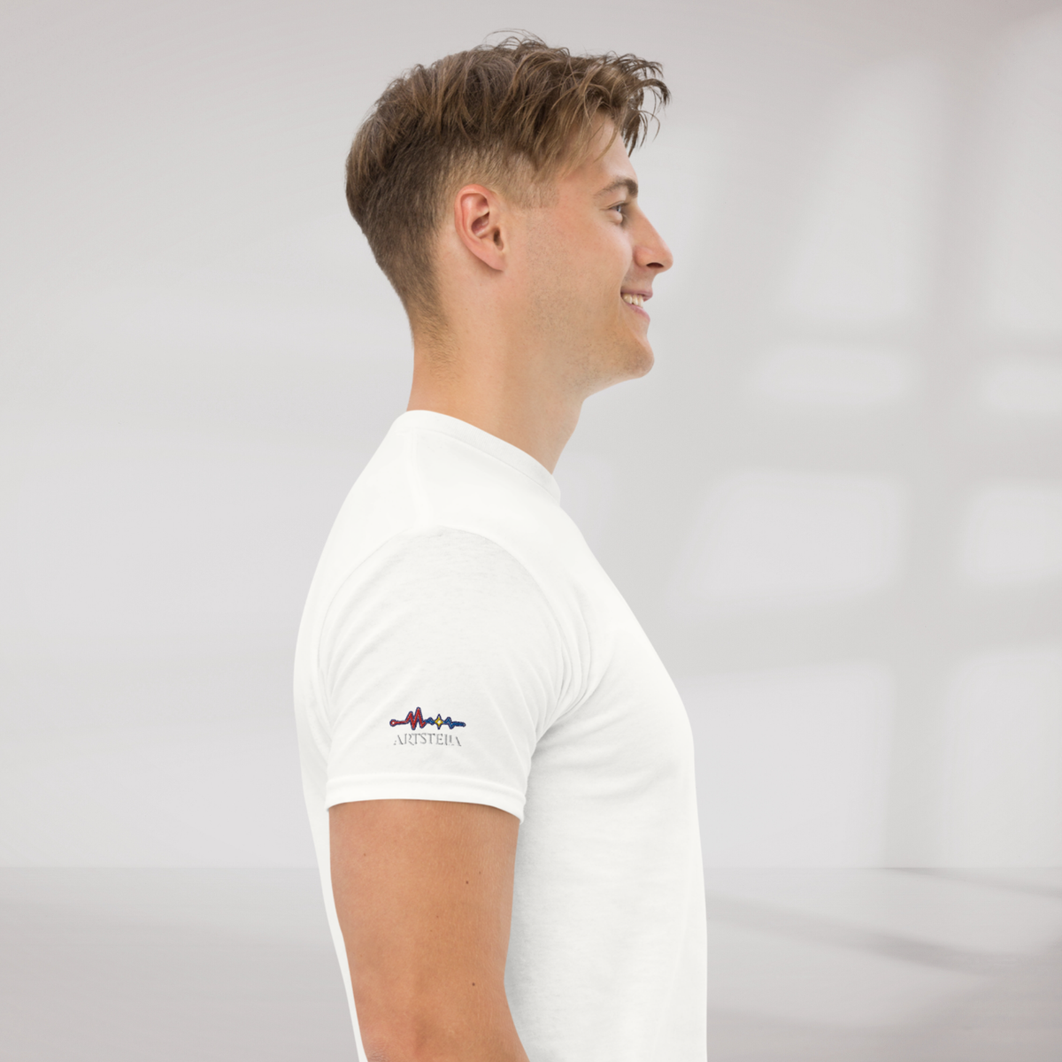 Pulse Wanderer T-Shirt Rot ver. – Farbe Weiß – Ansicht 4