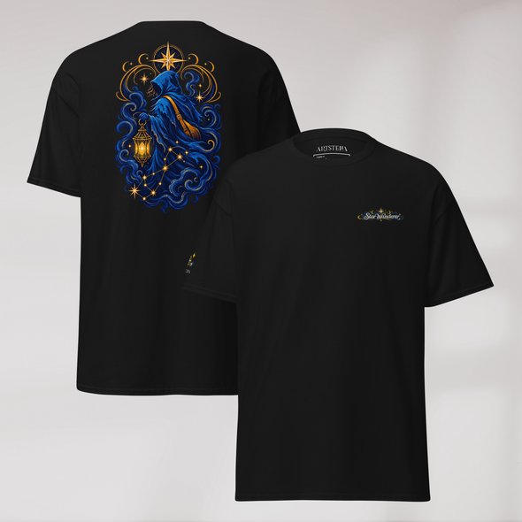 Star Wanderer T-Shirt Blau ver. – Farbe Schwarz – Ansicht 1