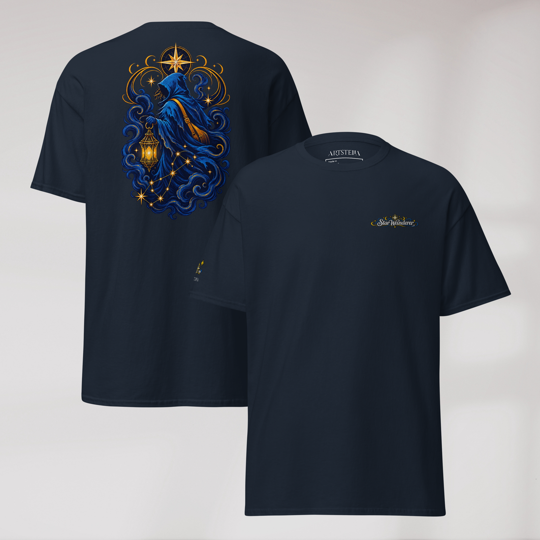 Star Wanderer T-Shirt Blau ver. – Farbe Navy – Ansicht 1