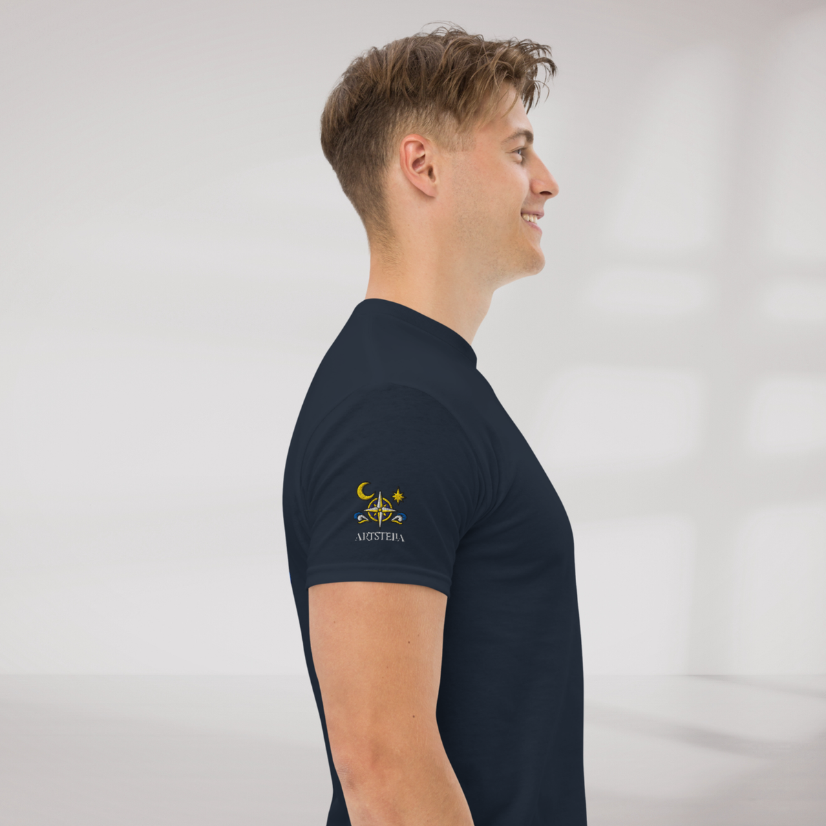 Star Wanderer T-Shirt Blau ver. – Farbe Navy – Ansicht 4