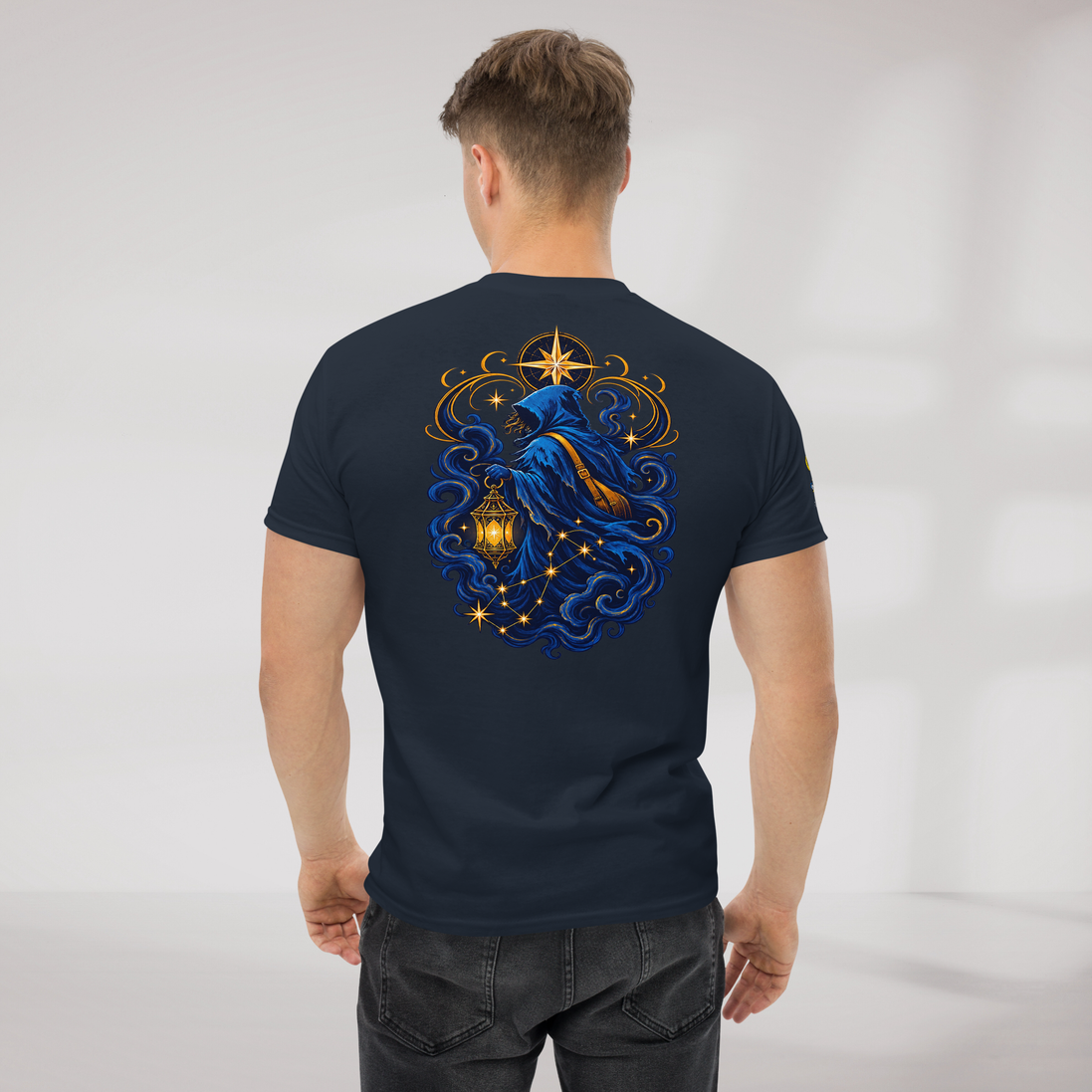 Star Wanderer T-Shirt Blau ver. – Farbe Navy – Ansicht 6