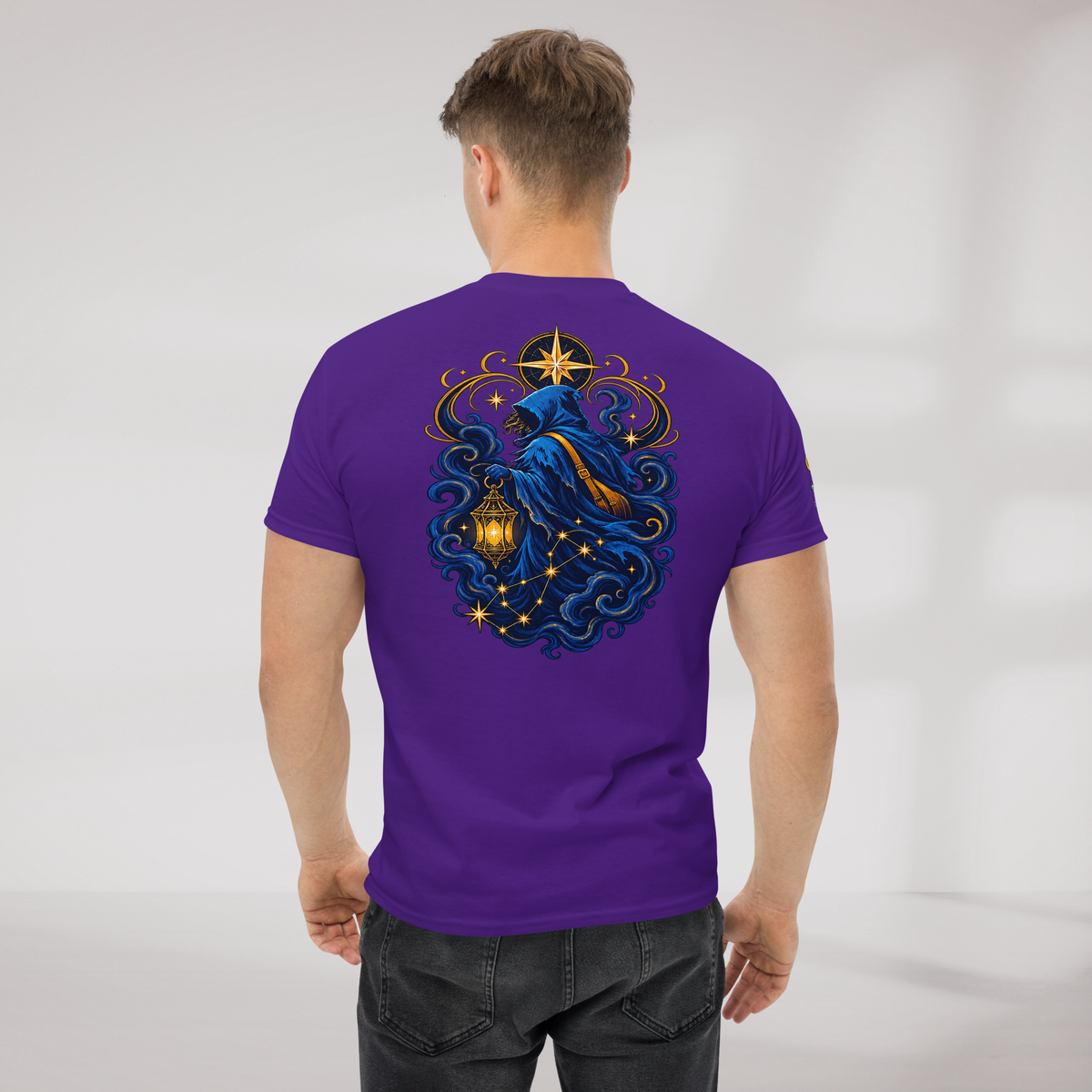 Star Wanderer T-Shirt Blau ver. – Farbe Lila – Ansicht 6