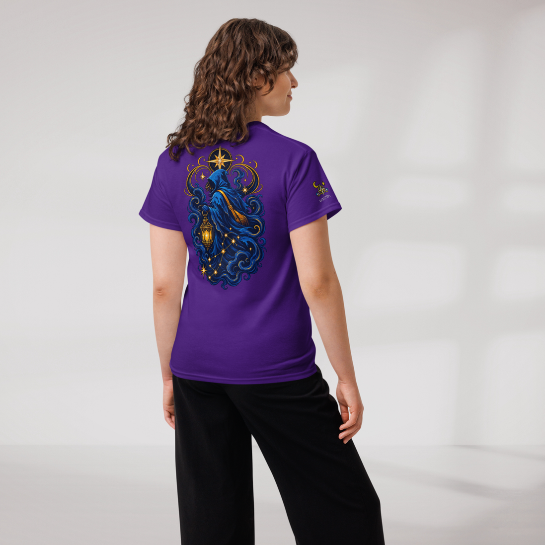 Star Wanderer T-Shirt Blau ver. – Farbe Lila – Ansicht 8