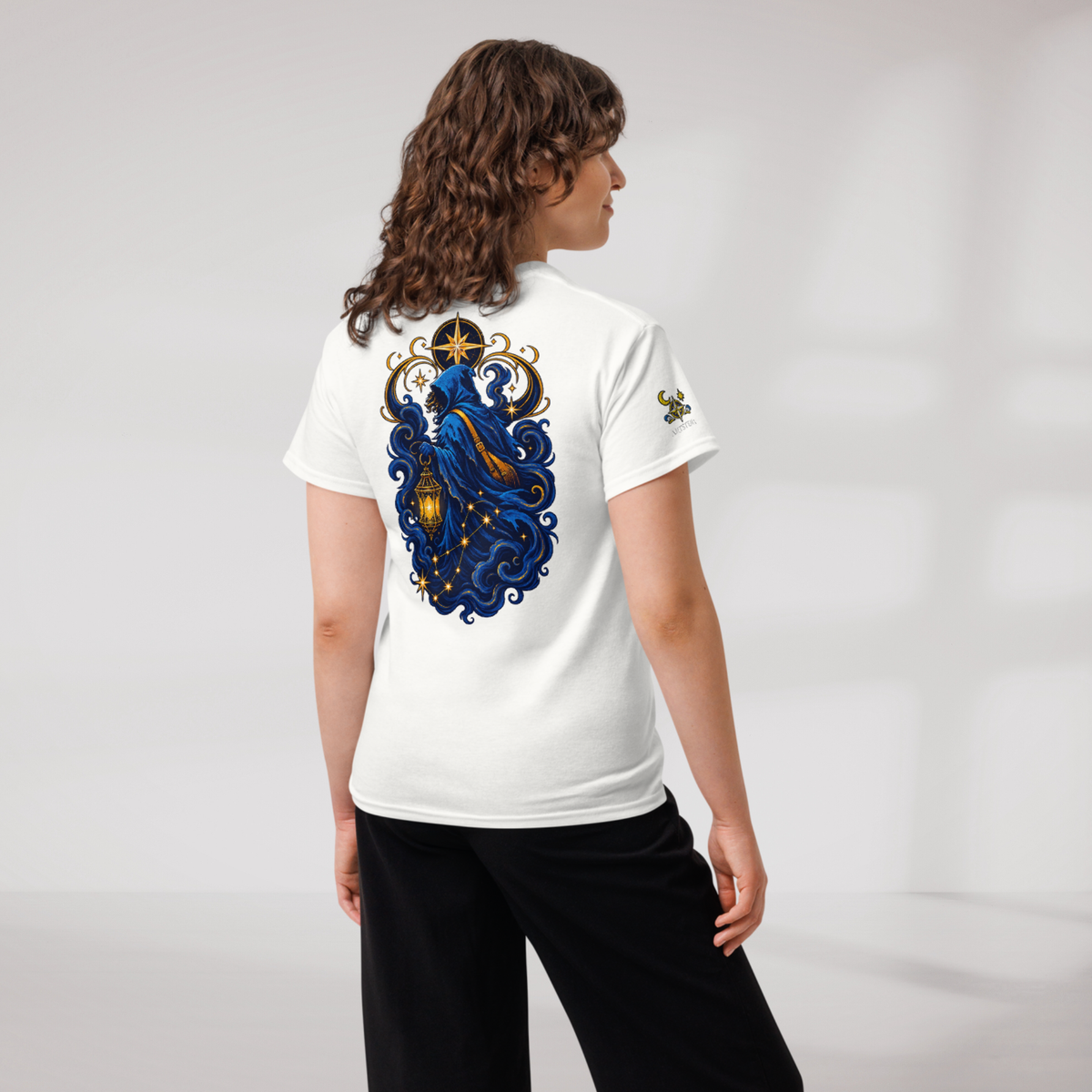 Star Wanderer T-Shirt Blau ver. – Farbe Weiß – Ansicht 8