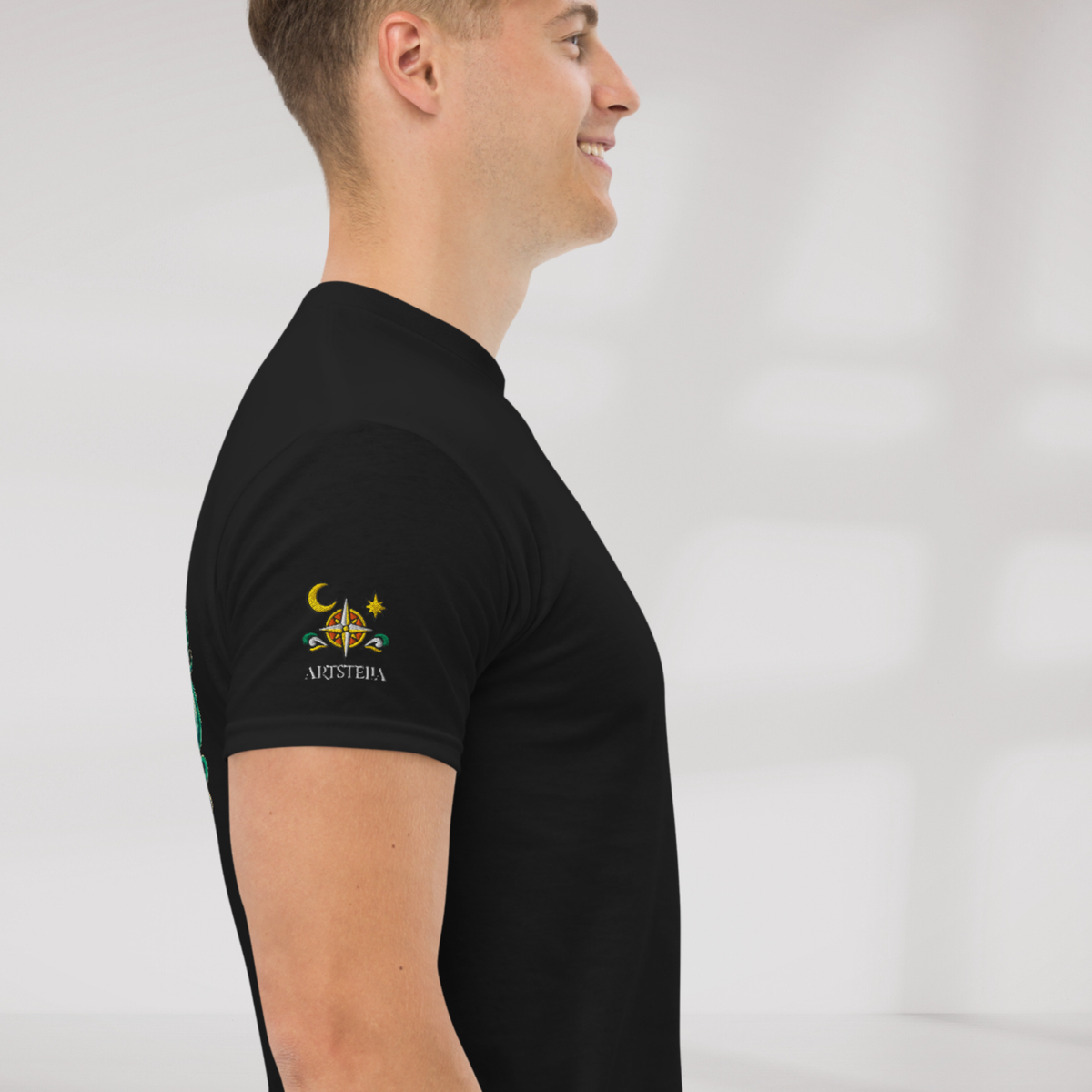 Star Wanderer T-Shirt Retro – Farbe Schwarz – Ansicht 4
